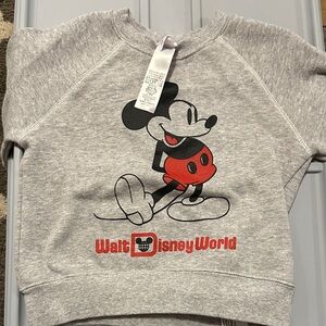 Disney Kids Gray and Red Mickey Mouse Hoodie